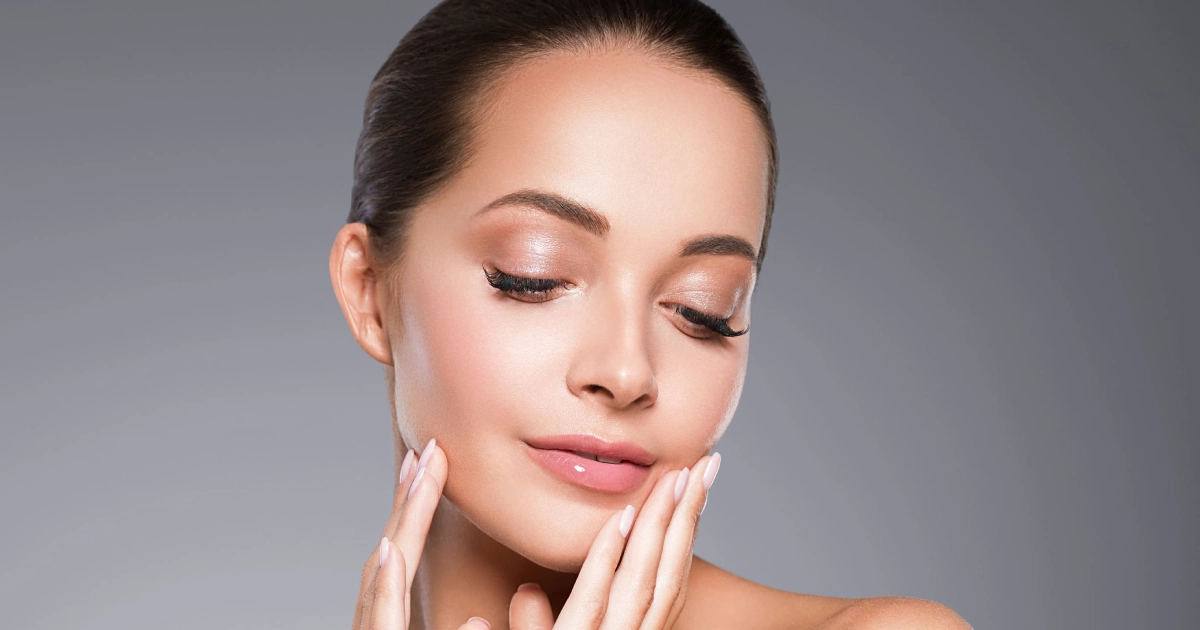 Woman showing her smooth, glowing skin after Dermaplaning in Walnut Creek, CA
